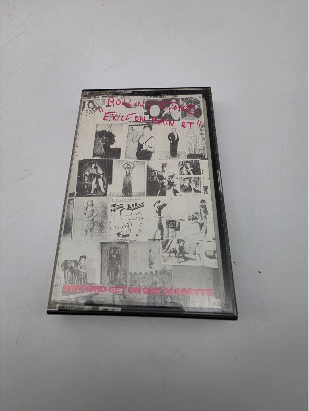 The Rolling Stones Exile on Main St. Vintage Cassette Tape